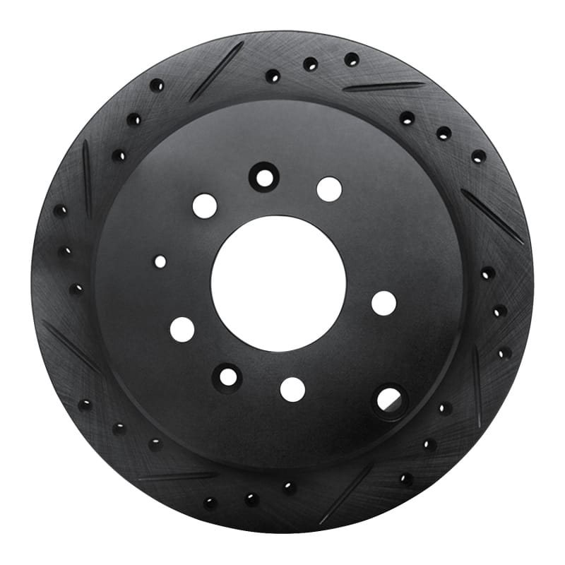 R1 Concepts — R1 92-06 Mazda 929 Rear Left Drilled & Slotted Black Brake Rotor
R1 Brake Rotor Drill