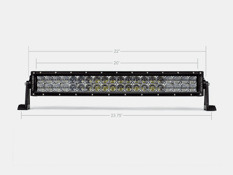 Cali Raised LED — Cali Raised 22 Dual Row 5D Optic Osram Led Bar - Combo