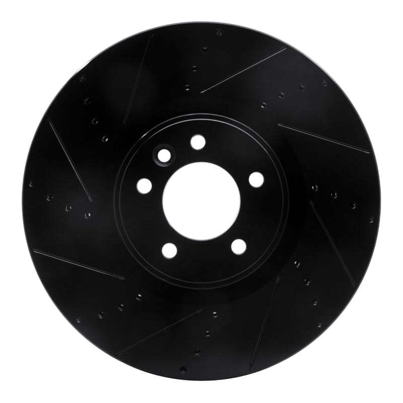 R1 Concepts — R1 2010-2017 Land Rover Range Rover Front Left Drilled & Slotted Black Brake Rotor
R1 Brake Rotor Drill