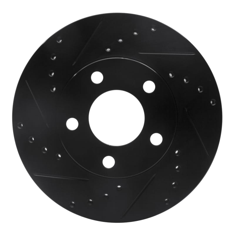 R1 Concepts — R1 94-04 Ford Mustang Front Left Drilled & Slotted Black Brake Rotor
R1 Brake Rotor Drill