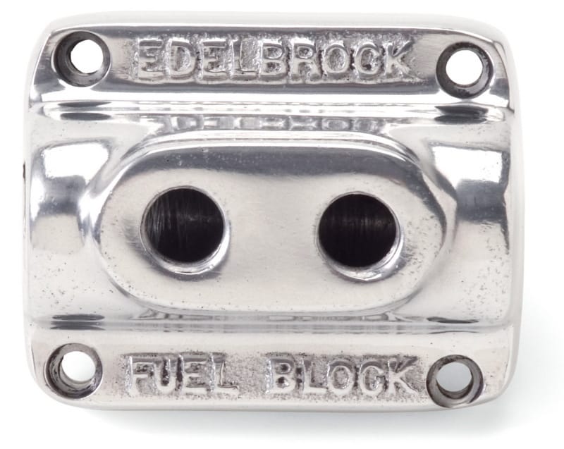 Edelbrock — Edelbrock Polished Fuel Block Dual Carb
CARB COMPONENTS