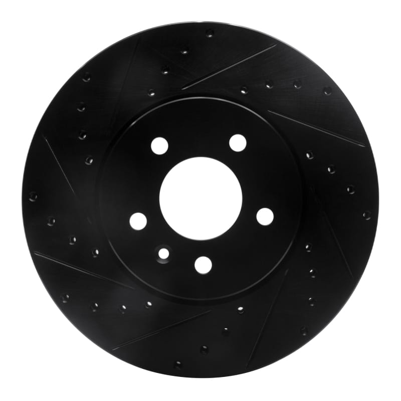 R1 Concepts — R1 13-25 Cadillac CT4 Front Left Drilled & Slotted Black Brake Rotor
R1 Brake Rotor Drill