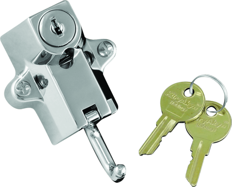 Kuryakyn — Universal Helmet Lock Mount Chrome