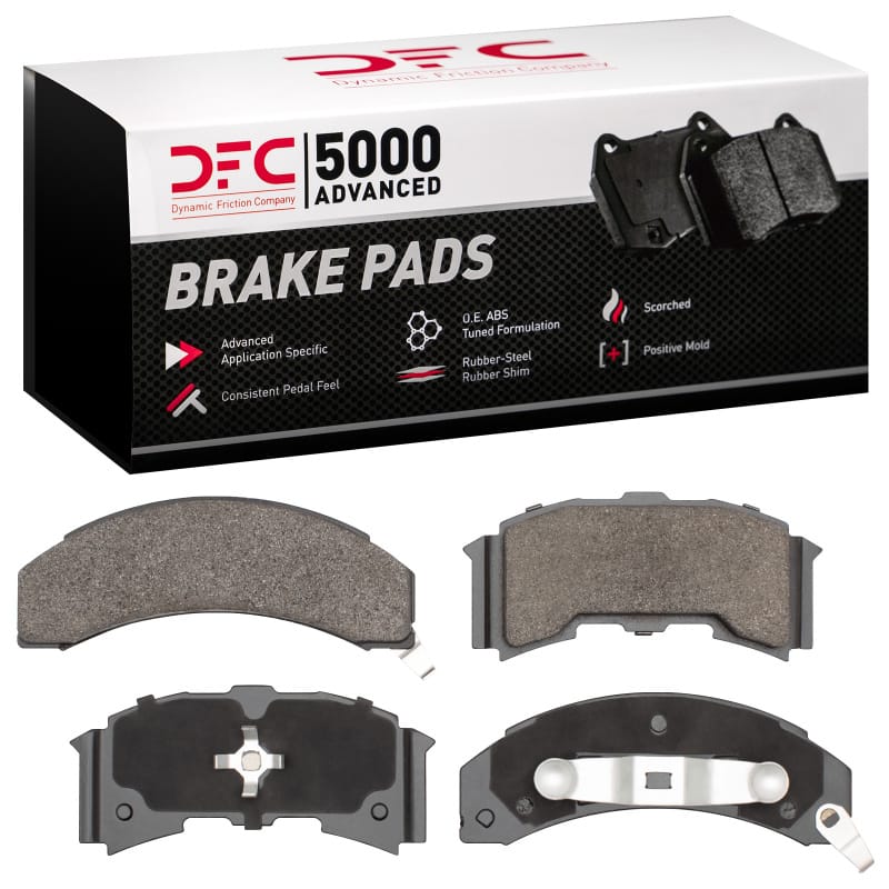 DFC — DFC 84-87 Pontiac Fiero Front 5000 Advanced Semi Metallic Brake Pads
DFC Brake Pad Set