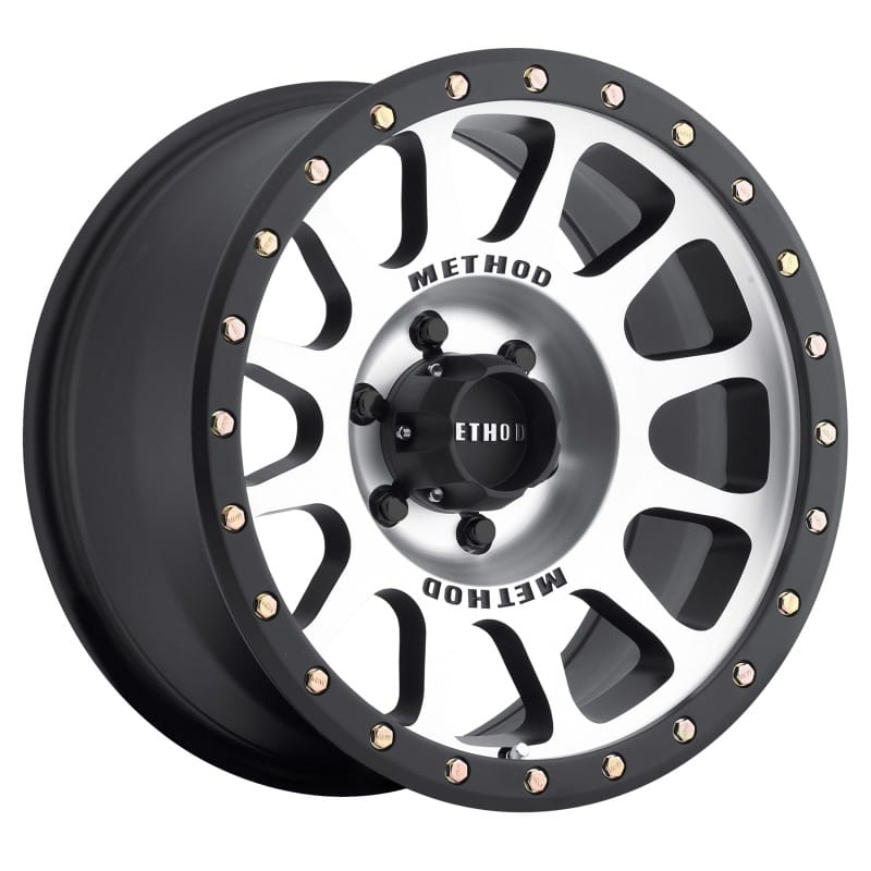 Method Wheels — Method MR305 NV 18x9 0mm Offset 6x5.5 108mm CB Machined/Black Street Loc Wheel