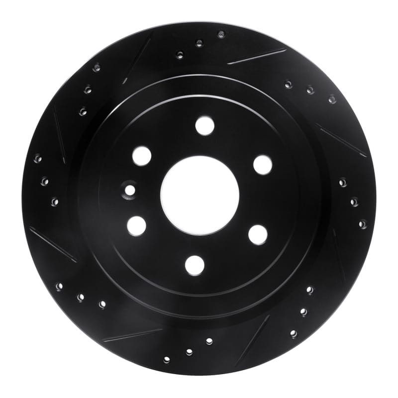 R1 Concepts — R1 10-16 Cadillac SRX Rear Left Drilled & Slotted Black Brake Rotor
R1 Brake Rotor Drill