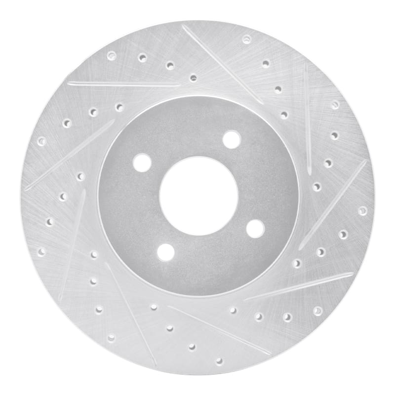 R1 Concepts — R1 02-04 Ford Focus Front Right Drilled & Slotted Silver Brake Rotor
R1 Brake Rotor Drill