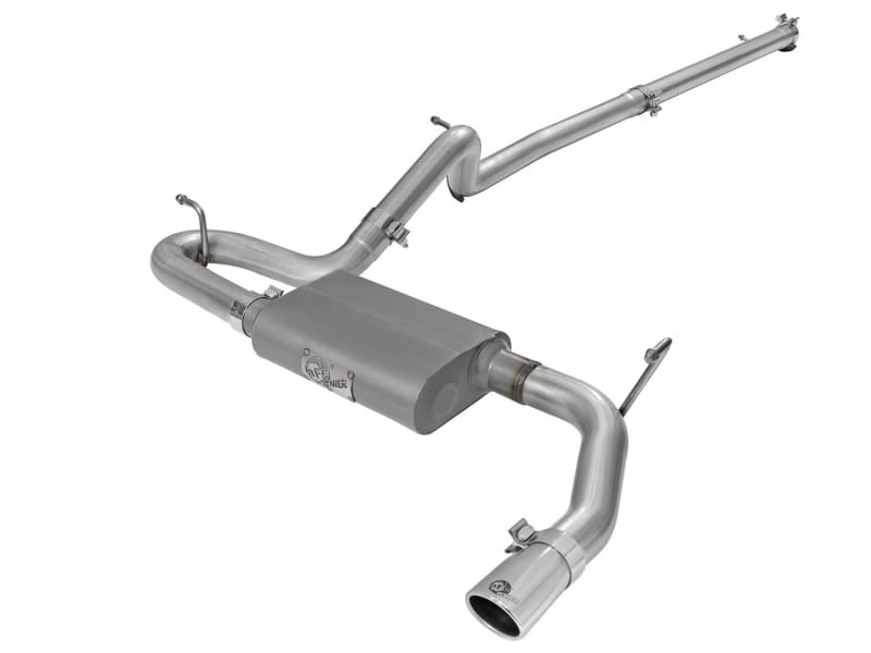 aFe — aFe Scorpion 2-1/2in Aluminized Steel Cat Back Exhaust 07-17 Jeep Wrangler V6-3.6/3.8L (4 Dr)
Cat-Back Exhaust