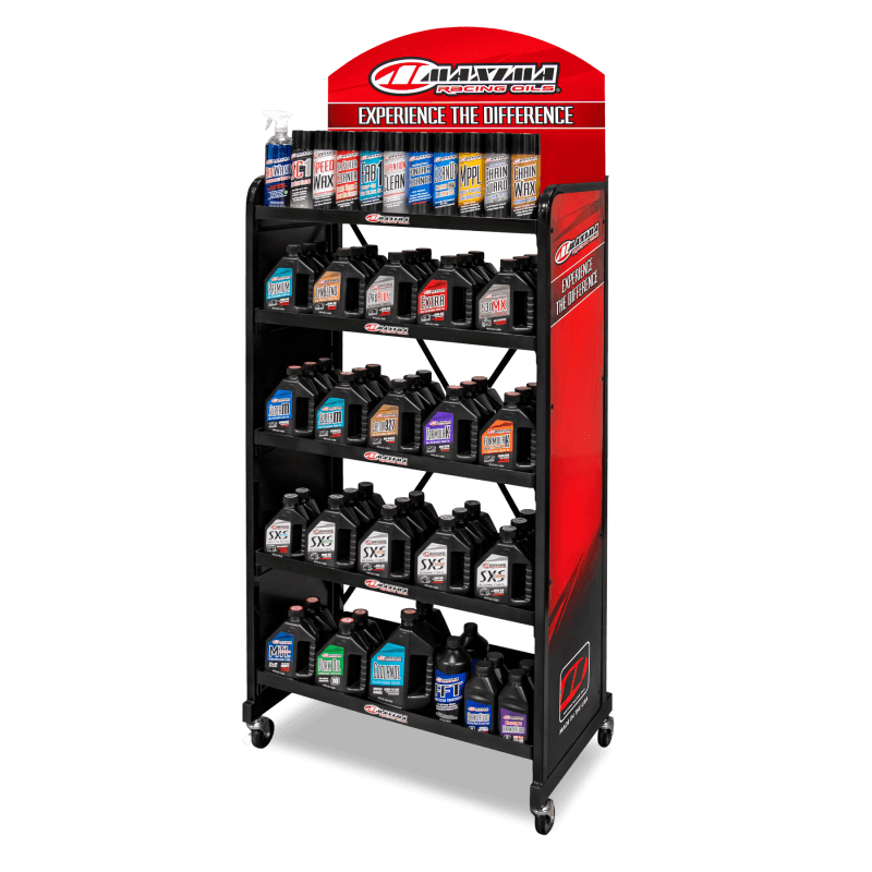 Maxima — Maxima Standard Floor Display Large Metal Shelf