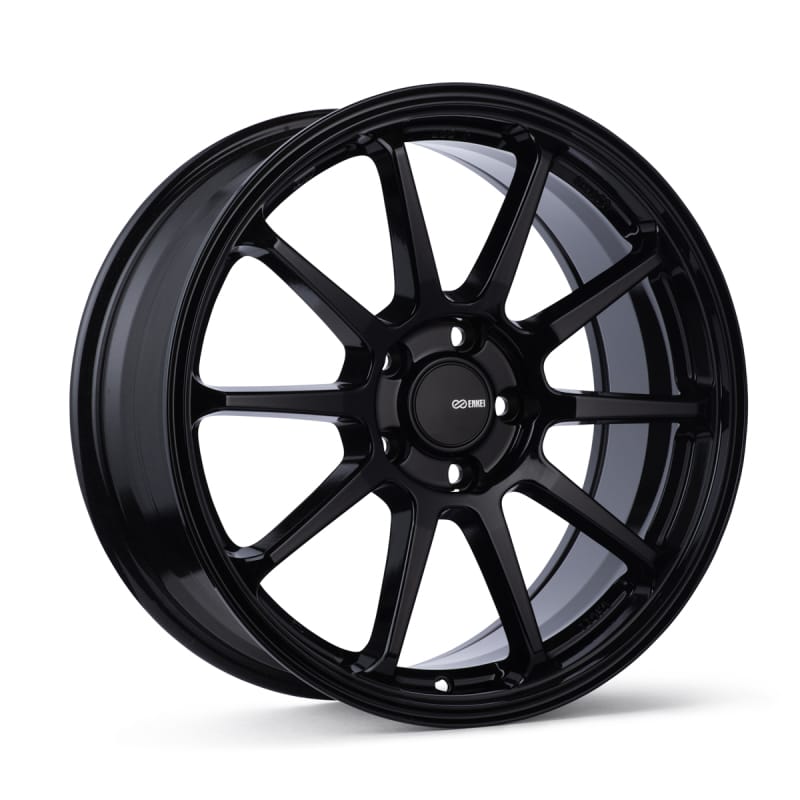 Enkei — Enkei PX-10 16x7 5x100 45mm Offset 72.6mm Bore Gloss Black Wheel