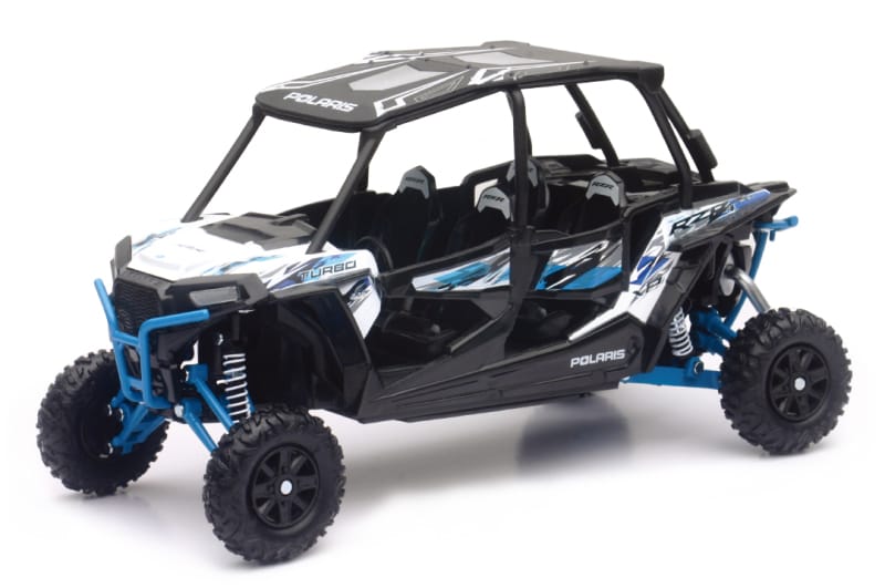 New Ray Toys — New Ray Toys Polaris RZR XP4 Turbo EPS (Matte White Lightning)/ Scale - 1:18