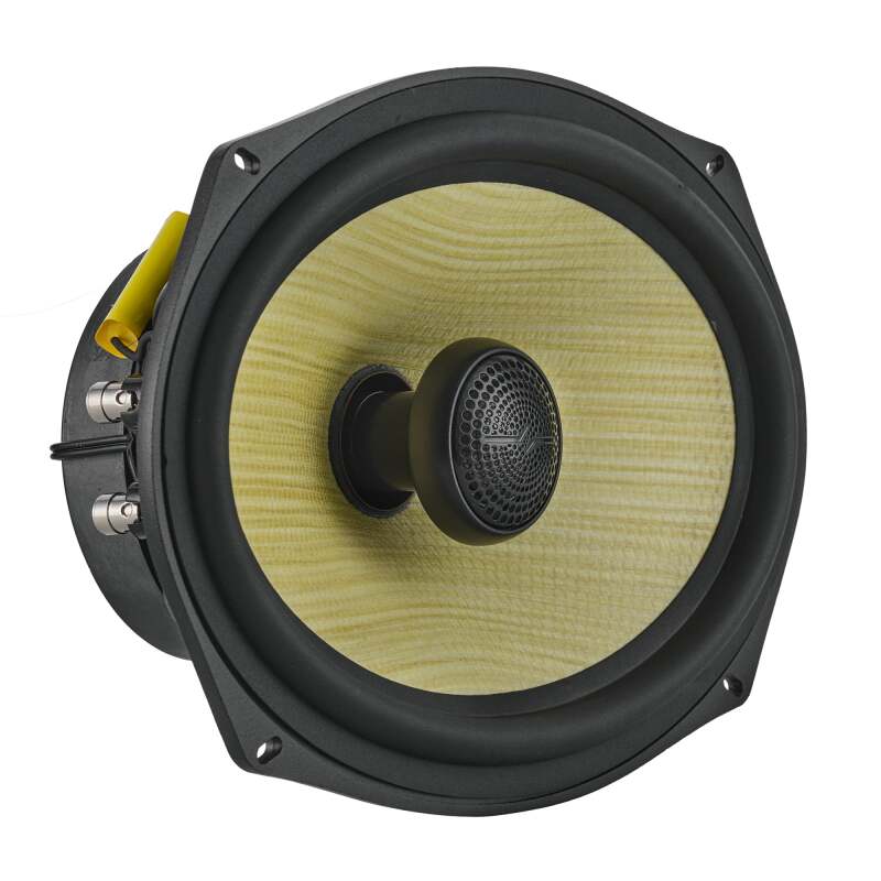 DS18 — DS18 Deluxe Quality 6x9in Coaxial 150 Watts RMS 4 ohm Yellow Straw + Composite Foam Cone
