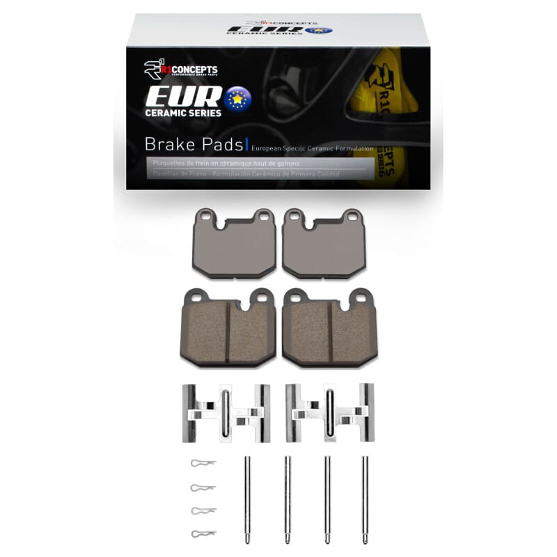 R1 Concepts — R1 1977-1983 BMW 320I (USA/Canada) Front R1 Euro Ceramic Pads & Hardware Kit
R1 Euro Ceramic Pads