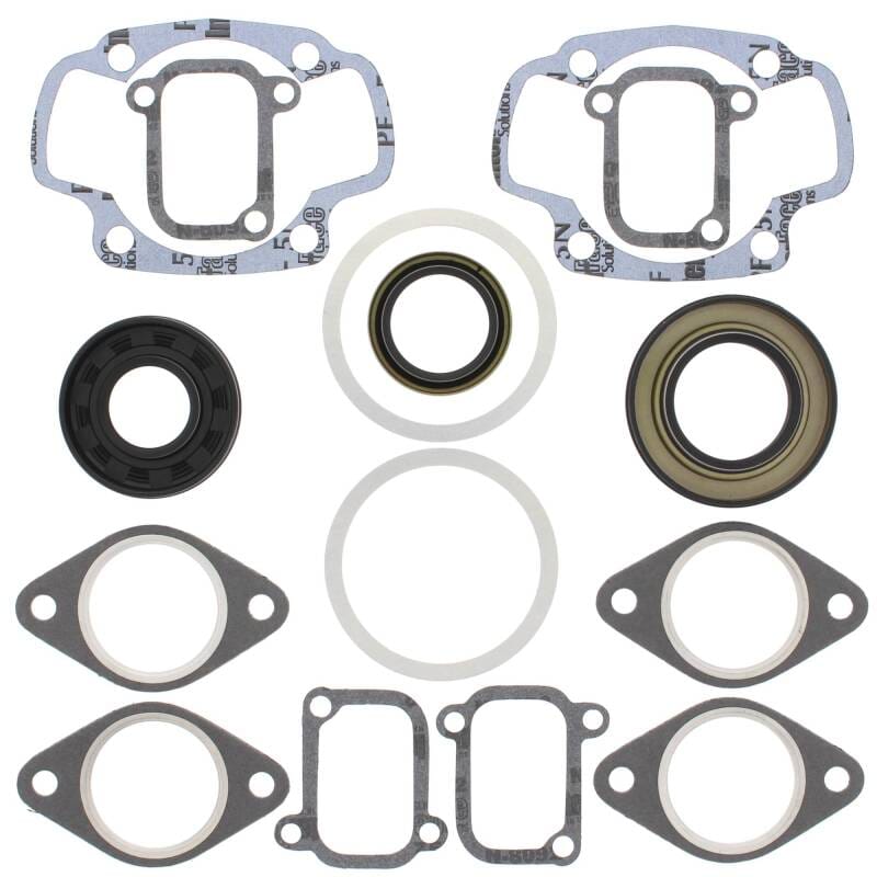 Vertex Pistons — Vertex Gaskets 1981 Kawasaki Drifter FC/2 Complete Gasket Kit w/ Oil Seals