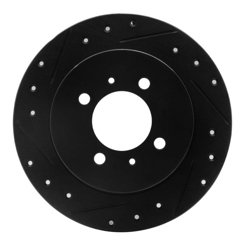 R1 Concepts — R1 91-94 Nissan Sentra Rear Left Drilled & Slotted Black Brake Rotor
R1 Brake Rotor Drill