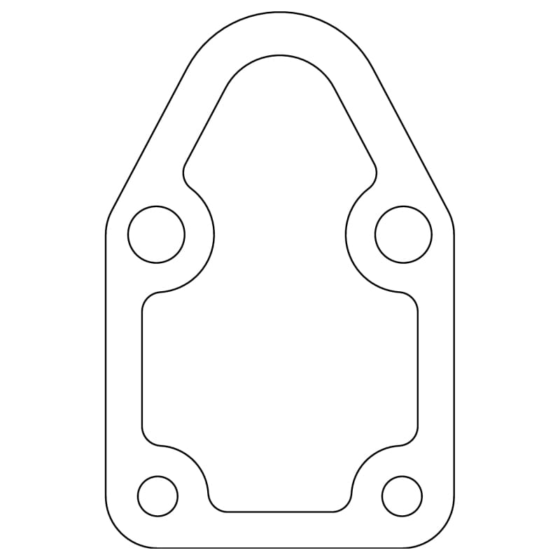 Cometic Gasket — Cometic Chrysler/Ford/GM Fuel Pump Gasket .031in Fiber - 4 Bolt - 10 Pack
Fuel Pump Mount Gask