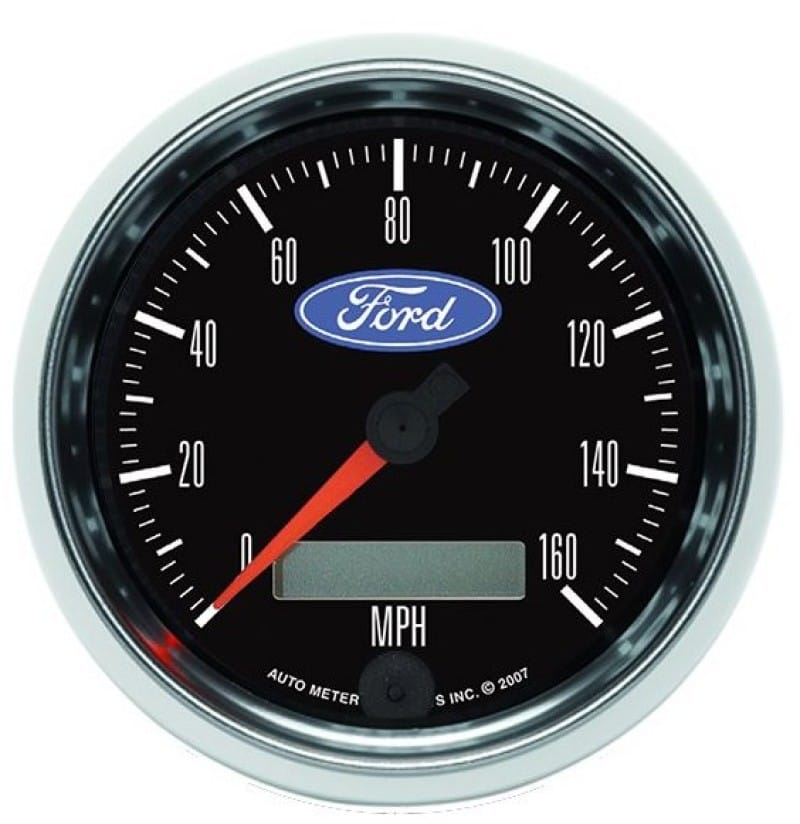 AutoMeter — Autometer Ford 3-3/8in. 160MPH Electric Programmable Speedometer Gauge
GA 3.4" 160MPH E FR