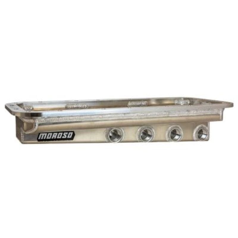 Moroso — Moroso Chrysler Hemi (Incl. Keith Black/JP-1) Dry Sump 4 Pick Up 16AN Fittings Aluminum Oil Pan