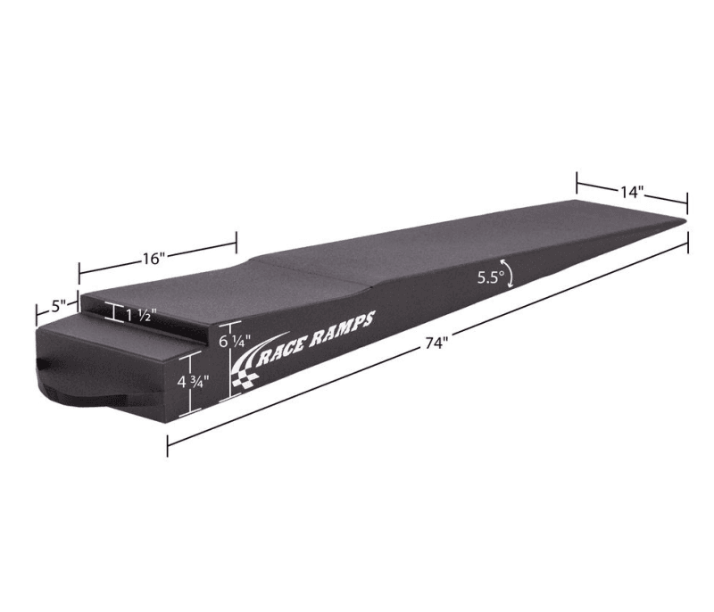 Race Ramps — Race Ramps 7in. Trailer Ramp w/ Flap Cut-Out - 5.5 Degree Approach Angle