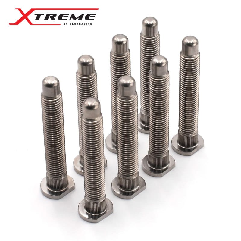 BLOX Racing — BLOX Racing Honda Xtreme Titanium Wheel Studs 12 x 1.50mm - Set of 8