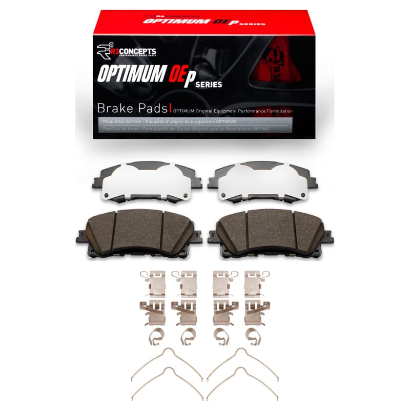 R1 Concepts — R1 24-25 Mazda CX-70 Front Optimum OE Pads & Hardware Kit