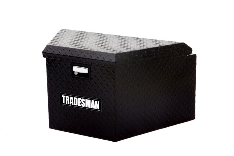 Tradesman — Tradesman Aluminum Trailer Tongue Storage Box (16in.) - Black