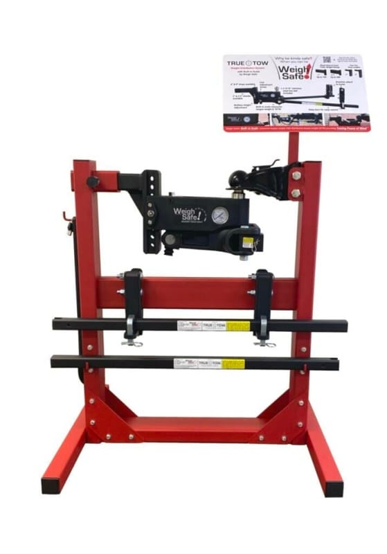 Weigh Safe — Weigh Safe Weight Distribution POP Display Stand - Red