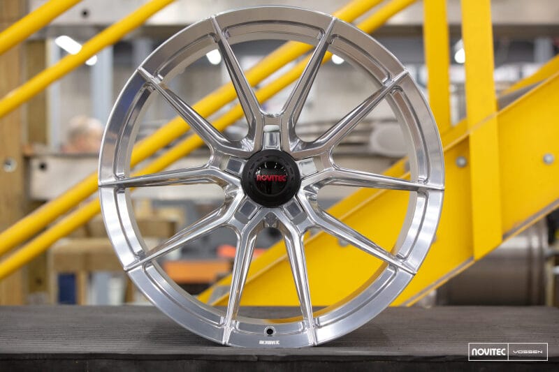 Vossen — Vossen x Novitec NF10 21x9.5in - 5x114.3 BP - ET38 - Brushed Gloss Clear Ferrari 296 Front Wheel