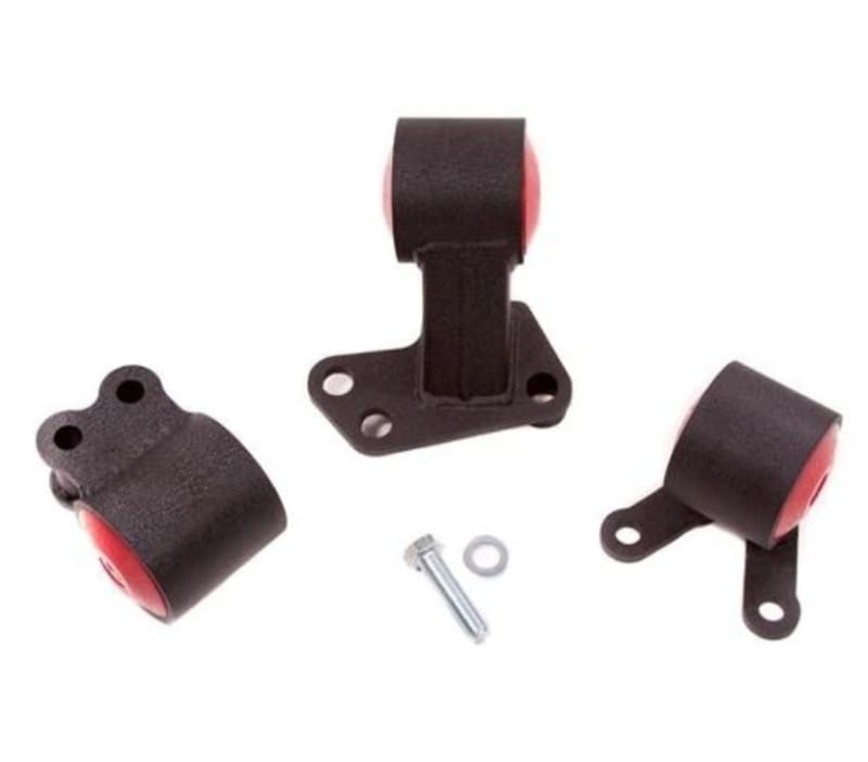 Innovative Mounts — Innovative 94-01 Integra B-Series Black Steel Mounts 85A Bushings (Auto to Manual Hydro)