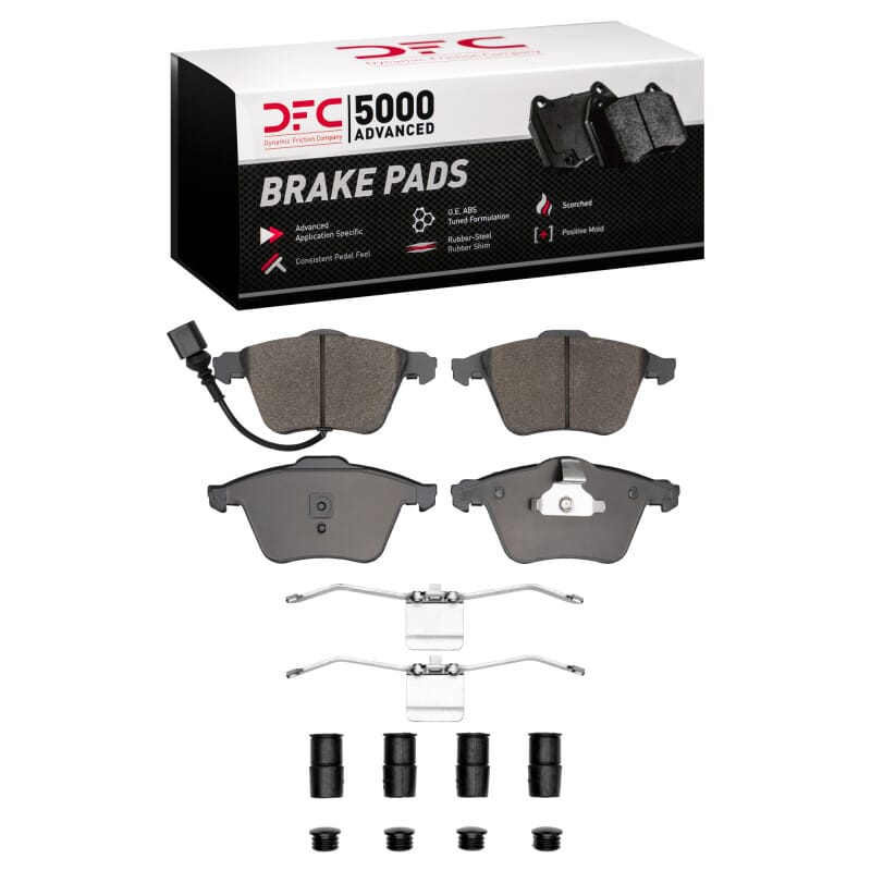 DFC — DFC 08-15 Audi S3 (Mexico) Front 5000 Advanced Low Metallic Brake Pads and Hardware Kit
DFC Brake Pad Set