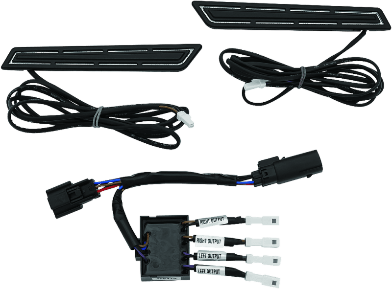 Kuryakyn — LED Saddlebag Hinge Accents Black