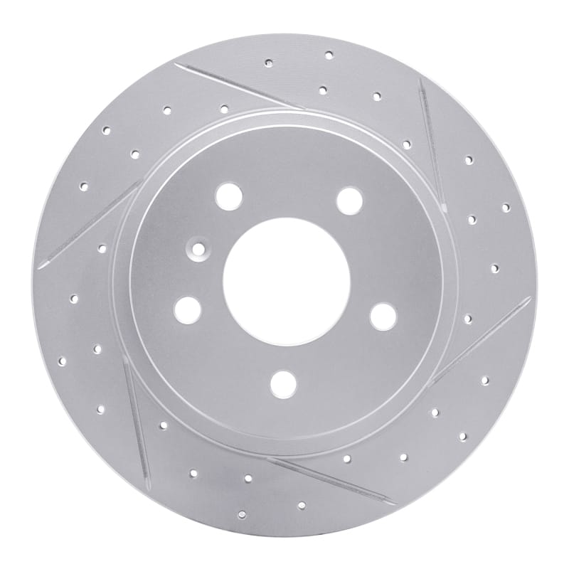R1 Concepts — R1 06-11 Buick Lucerne Rear Right Drilled & Slotted Geo-Carbon Rotor