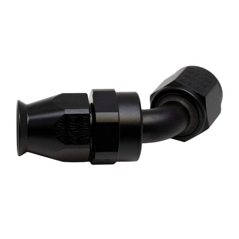 DeatschWerks — DeatschWerks 8 AN Female Flare Swivel 60-Degree Hose End PTFE - Anodized Matte Black
Lines & Fittings