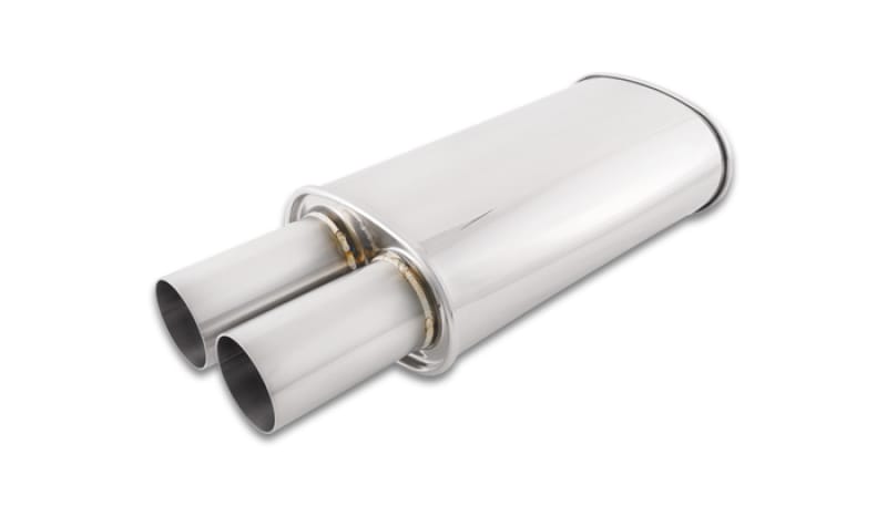 Vibrant — Vibrant Streetpower Oval Muffler w/3.00in Round Straight Cut Tip (2.50in Inlet)
MufflerBrushTip2.5"I
Muffler