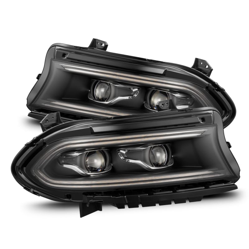 AlphaRex — AlphaRex 15-23 Dodge Charger LUXX-Series LED Proj Headlights Black w/Activtn Lgt & Seq.Sig / SB DRL
Projector Headlights