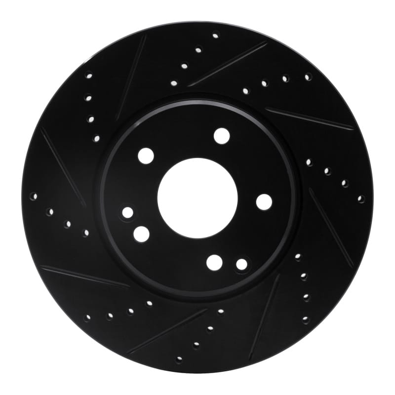 R1 Concepts — R1 96-11 Chrysler Crossfire Front Left Drilled & Slotted Black Brake Rotor
R1 Brake Rotor Drill