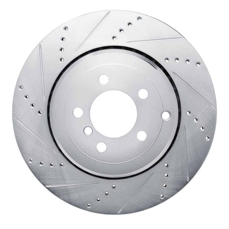 R1 Concepts — R1 10-12 Land Rover Range Rover Rear Left Drilled & Slotted Silver Brake Rotor
R1 Brake Rotor Drill