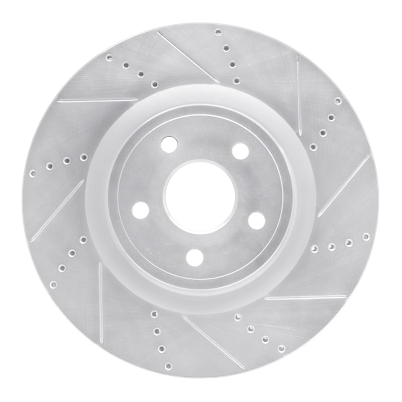 R1 Concepts — R1 2012-2025 Dodge Durango Front Right Drilled & Slotted Silver Brake Rotor
R1 Brake Rotor Drill