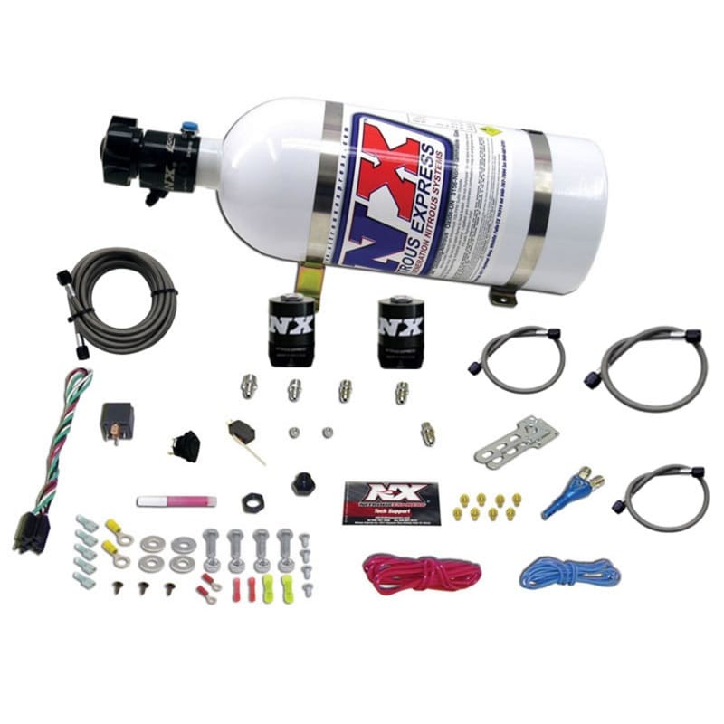 Nitrous Express — Nitrous Express Ford EFI Race Single Nozzle Nitrous Kit (100-250HP) w/10lb Bottle
Injection System Kit
N2OSys