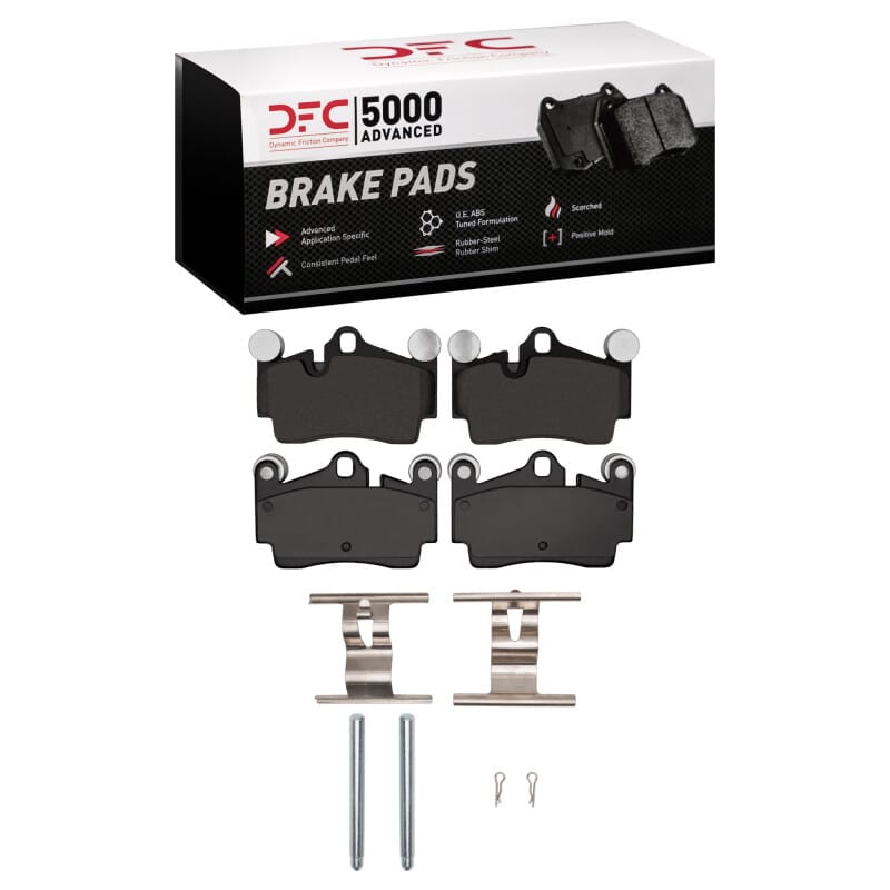 DFC — DFC 03-10 Porsche Cayenne Rear 5000 Advanced Ceramic Brake Pads and Hardware Kit
DFC Brake Pad Set