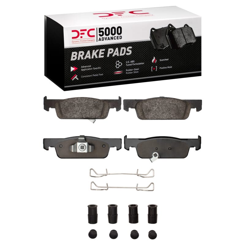 DFC — DFC 16-19 Smart Fortwo Front 5000 Advanced Ceramic Brake Pads and Hardware Kit
DFC Brake Pad Set