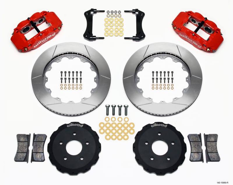 Wilwood — Wilwood Narrow Superlite 6R Front Hat Kit 14.00in Red Backdraft Cobra (BMW E36 Based)
BRAKE KIT