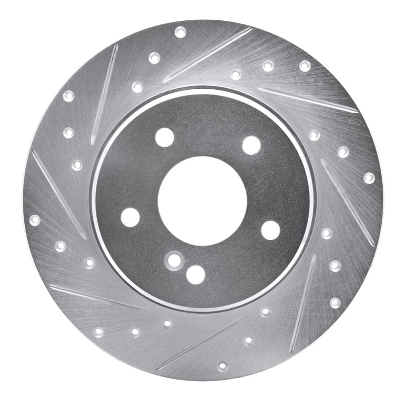 R1 Concepts — R1 98-03 Mercedes-Benz E320 Rear Left Drilled & Slotted Silver Brake Rotor
R1 Brake Rotor Drill