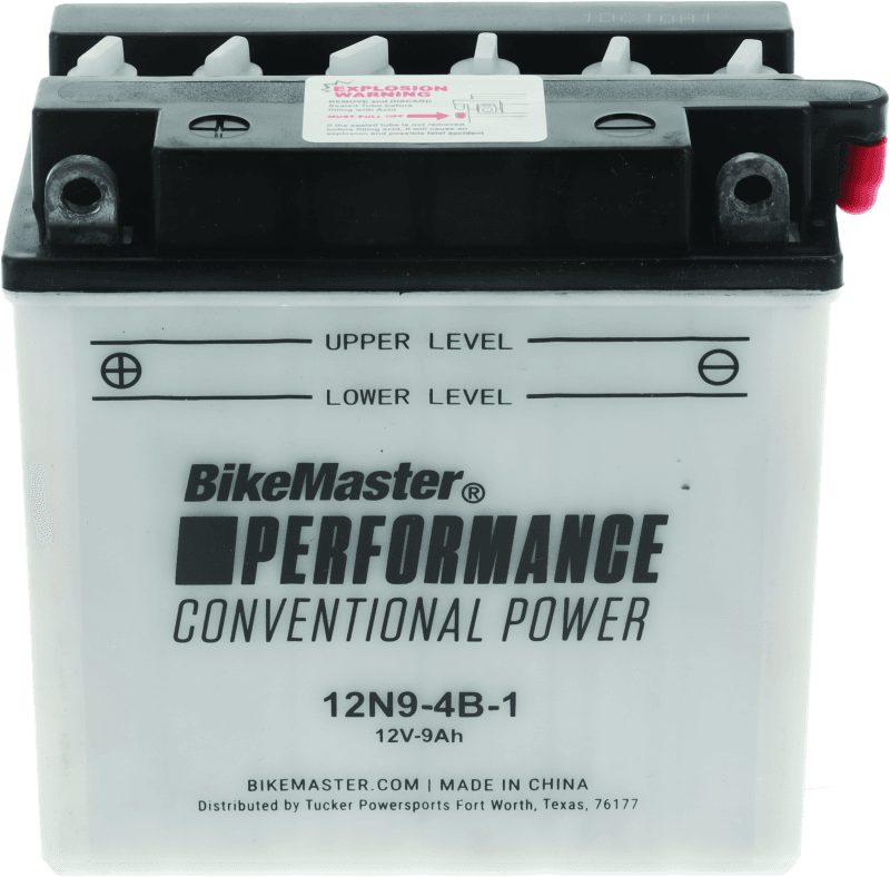 BikeMaster — 12N9-4B-1 Battery, 90 CCA