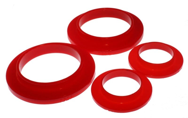 Energy Suspension — Energy Suspension 79-04 Ford Mustang SVO Red Rear Spring Upper & Lower Isolator Set
CoilSprngInsulator