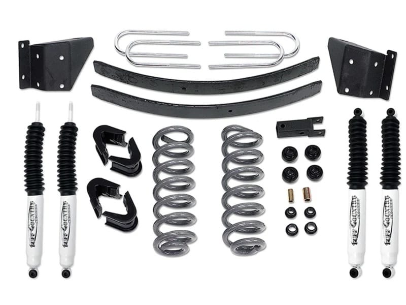 Tuff Country — Tuff Country 73-79 Ford F-150 4X4 4in Performance Lift Kit (w/2.5in Wide Rear Springs No Shocks)
Complete Kit (w/o Sh
