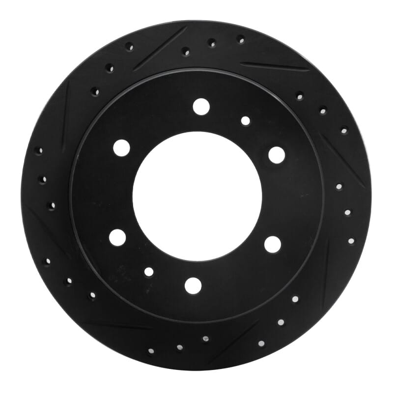 R1 Concepts — R1 88-95 Nissan Pathfinder Rear Left Drilled & Slotted Black Brake Rotor
R1 Brake Rotor Drill