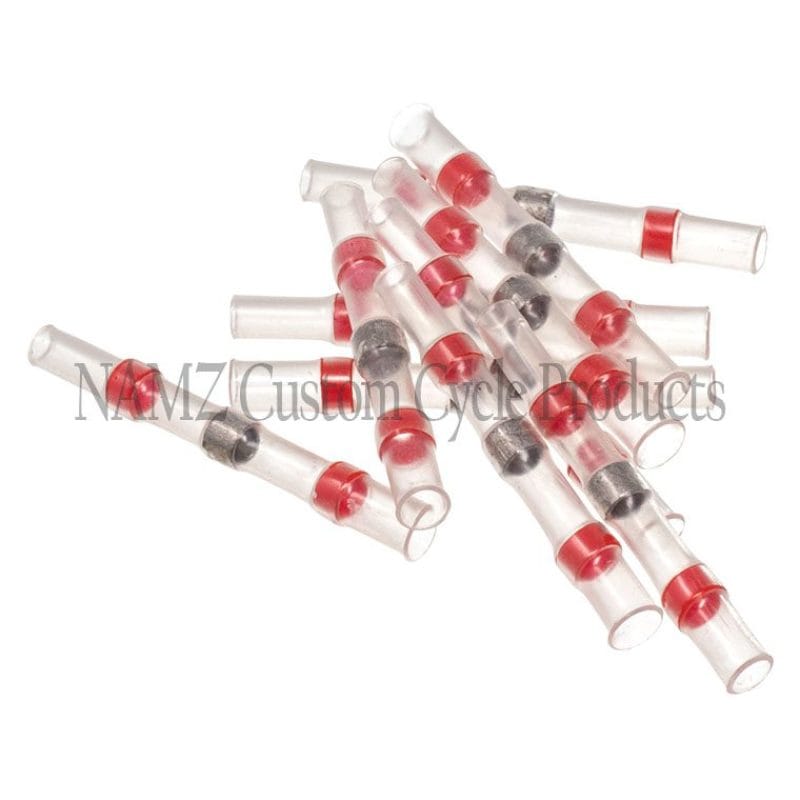 NAMZ — NAMZ Heat Shrinkable Butt Splice w/Low Temp Solder Terminals 22-18 AWG (10 Pack)
