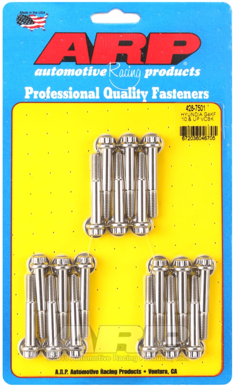 ARP — ARP Hyundai Genesis G4KF 2L 2010+ Valve Cover Bolt Kit