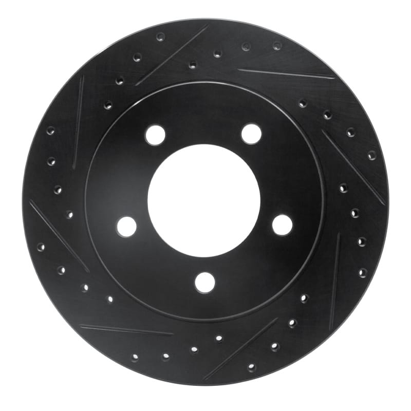 R1 Concepts — R1 97-02 Ford Expedition Front Left Drilled & Slotted Black Brake Rotor
R1 Brake Rotor Drill